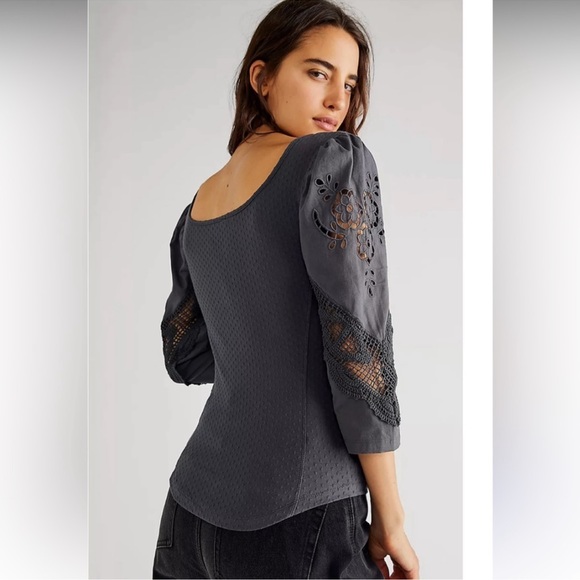 NWT FREE PEOPLE Brunch Date Top - Picture 5 of 10